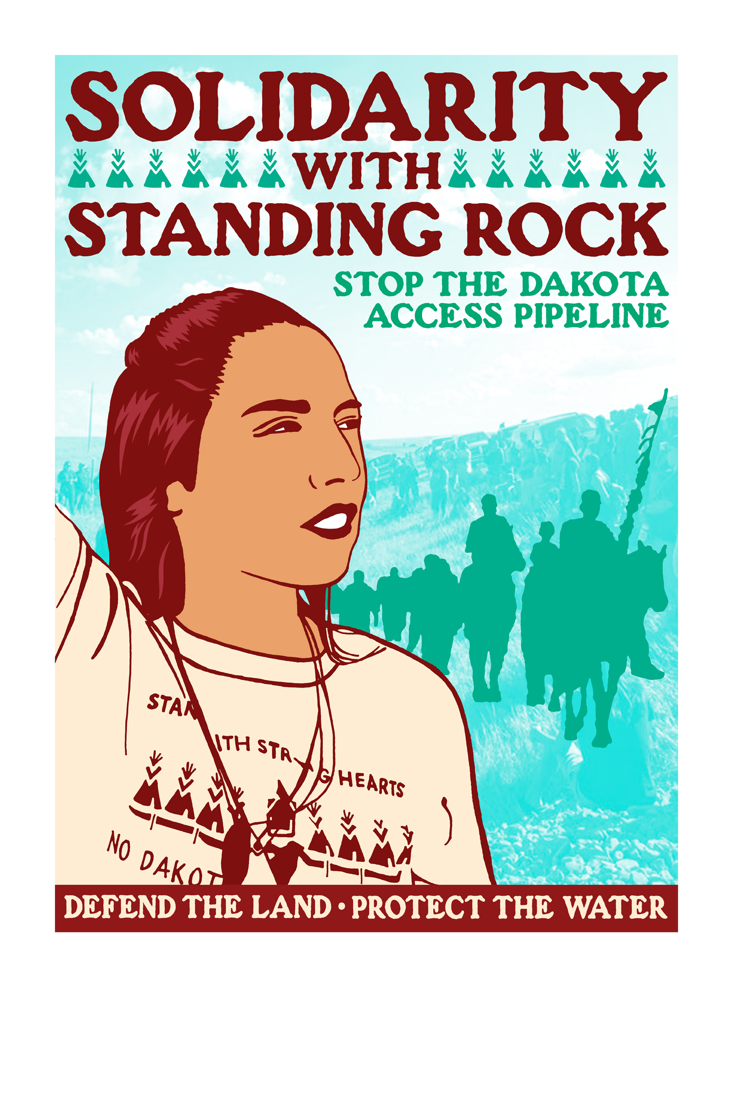 standing rock poser