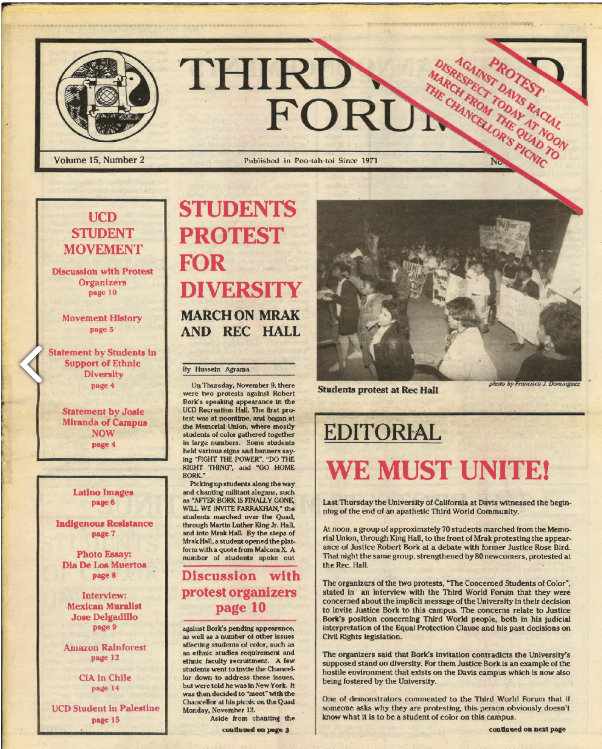 Third World Forum leaflet