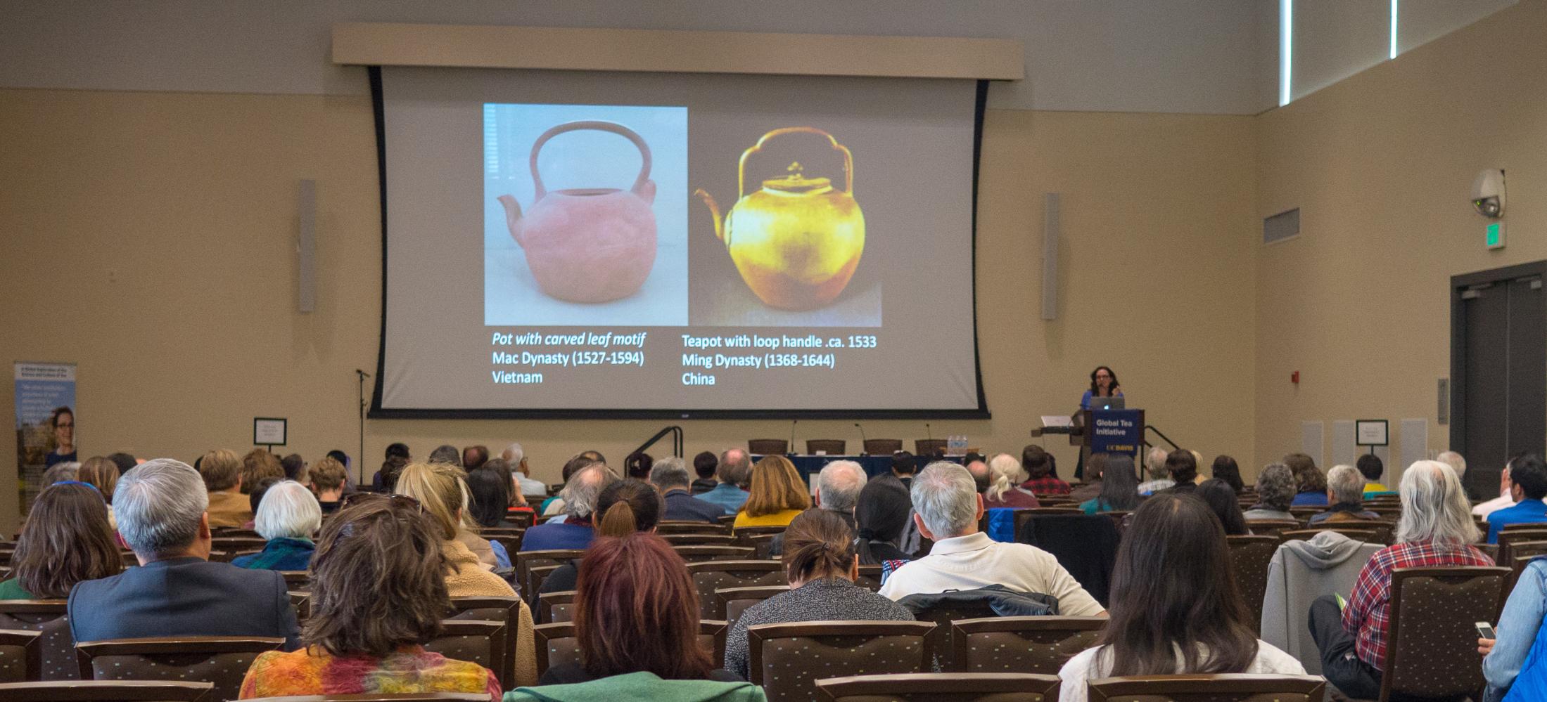 Katharine Burnett, head of Global Tea Institute and art history professor