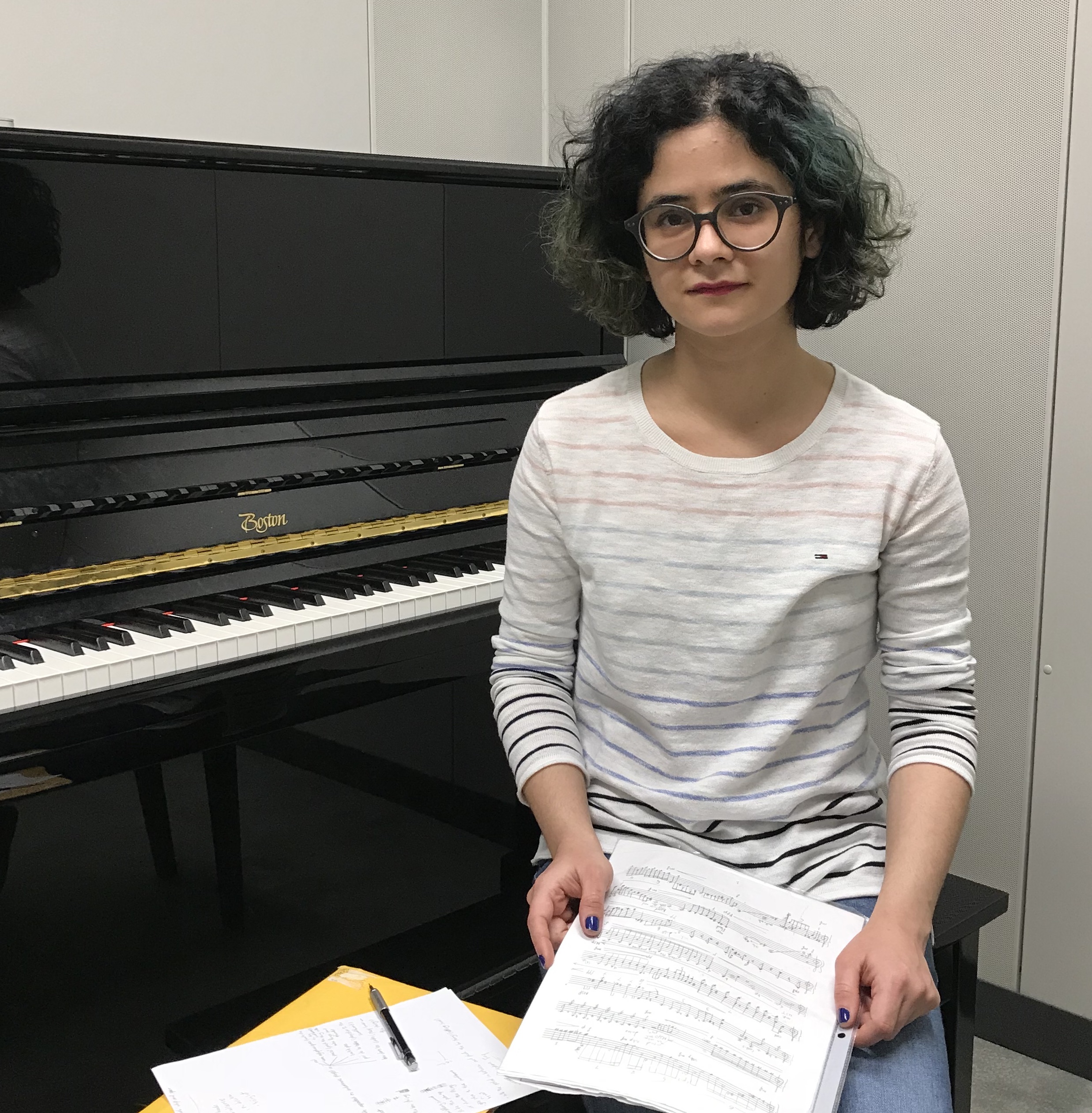 Picture of music composition student Aida Shirazi 