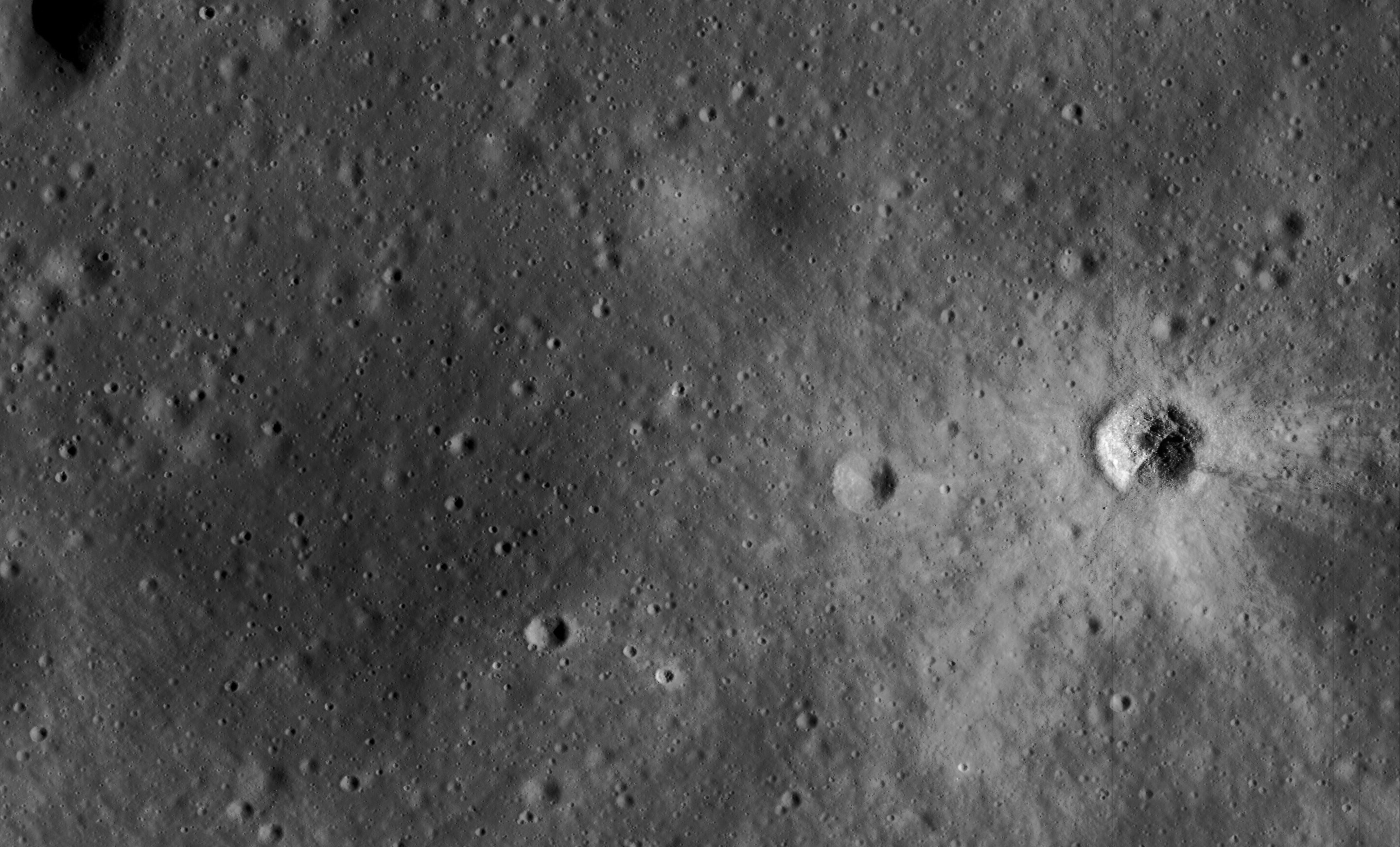 Moon crater