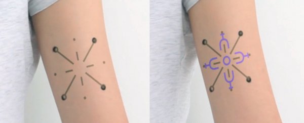 bio-sensitive tattoo Katia Vega, UC Davis