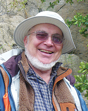Photo of late UC Davis geologist in the field
