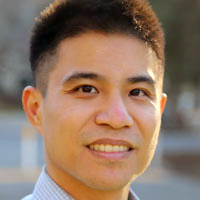 Portrait photo of UC Davis mathematician Kevin Luli