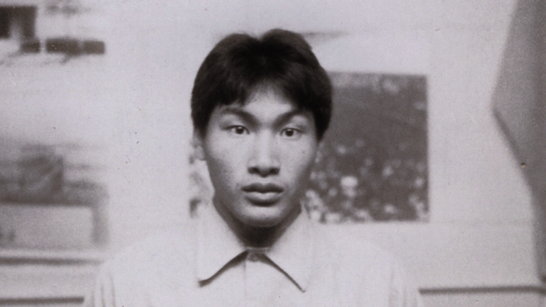 black and white photo of Eddy Zhang