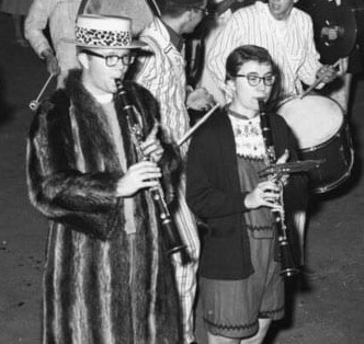 Bill Hollingshead performing at Pajamarino  around 1959. 