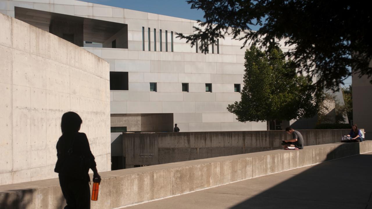 UC Davis campus scene