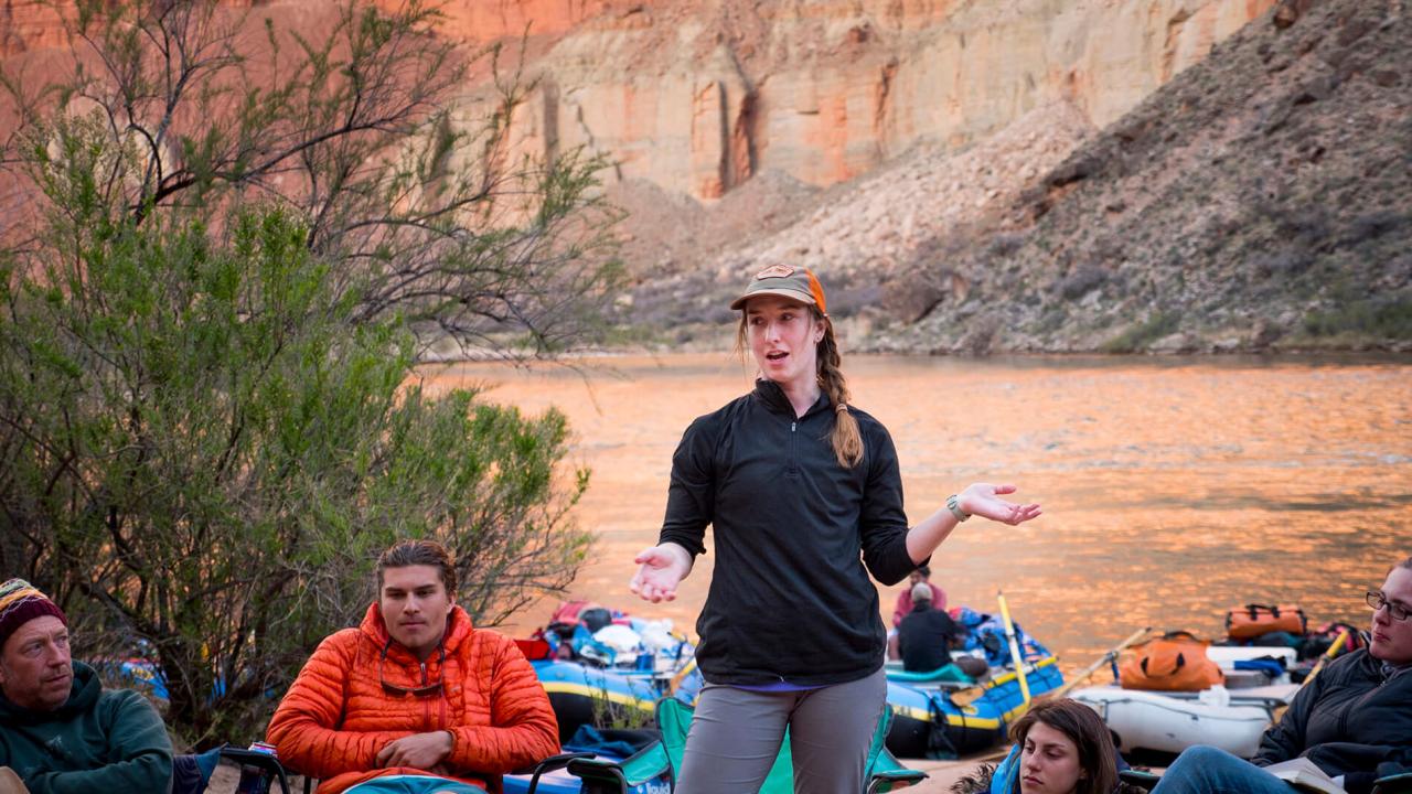 UC Davis students in the Grand Canyon 