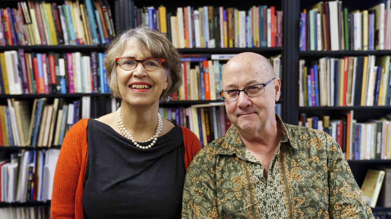 Picture of Anna Maria Busse Berger and Henry Spiller, music faculty at UC Davis