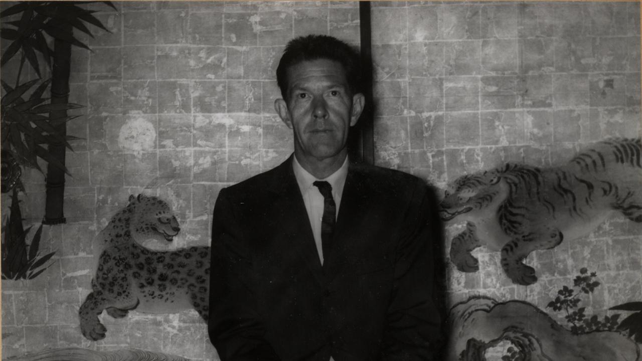 Image of composer John Cage in Japan