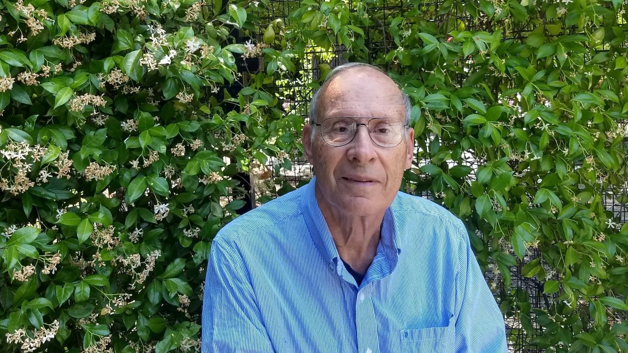 Image of retired UC Davis English professor Peter Hays