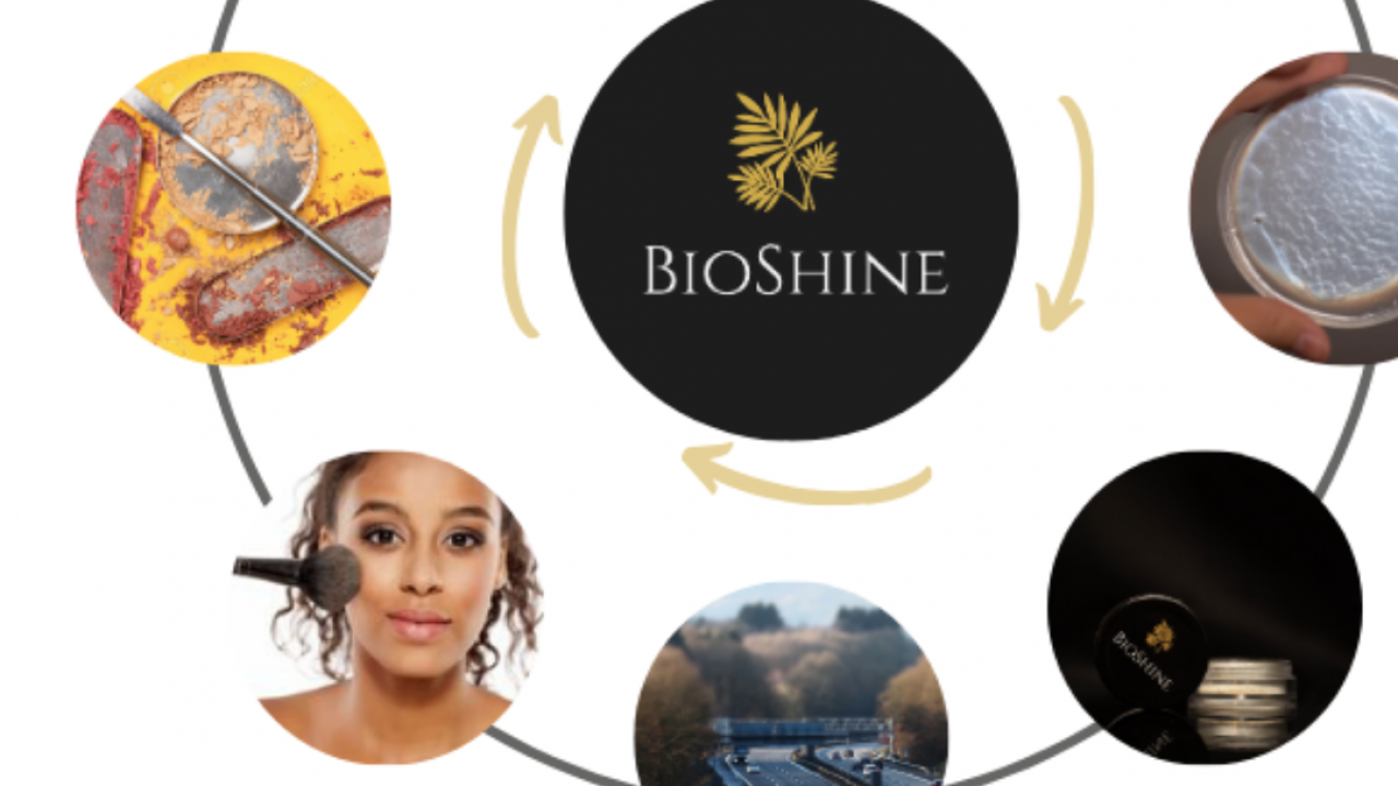 Team BioShine is exploring new ways of making iridescent makeup. bioshine