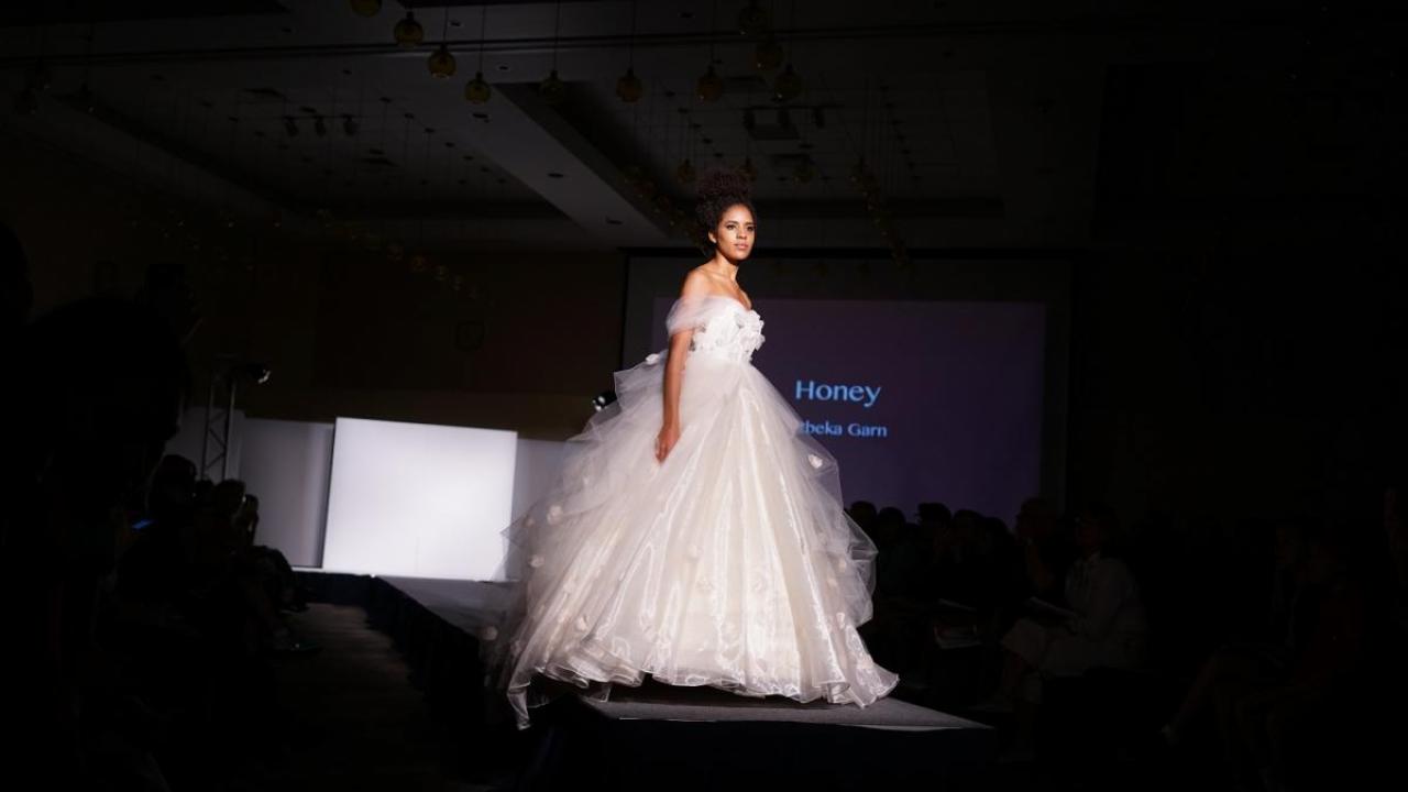 gown made by 2018 design major show at Fashion Show