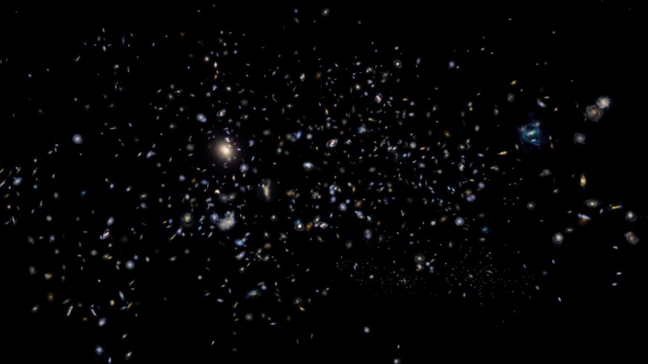 Galaxy clusters image