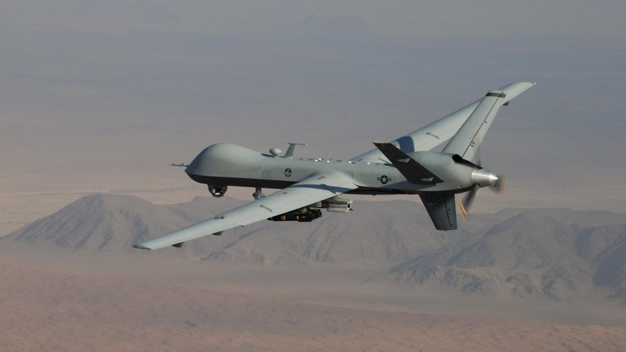 Drone used in warfare
