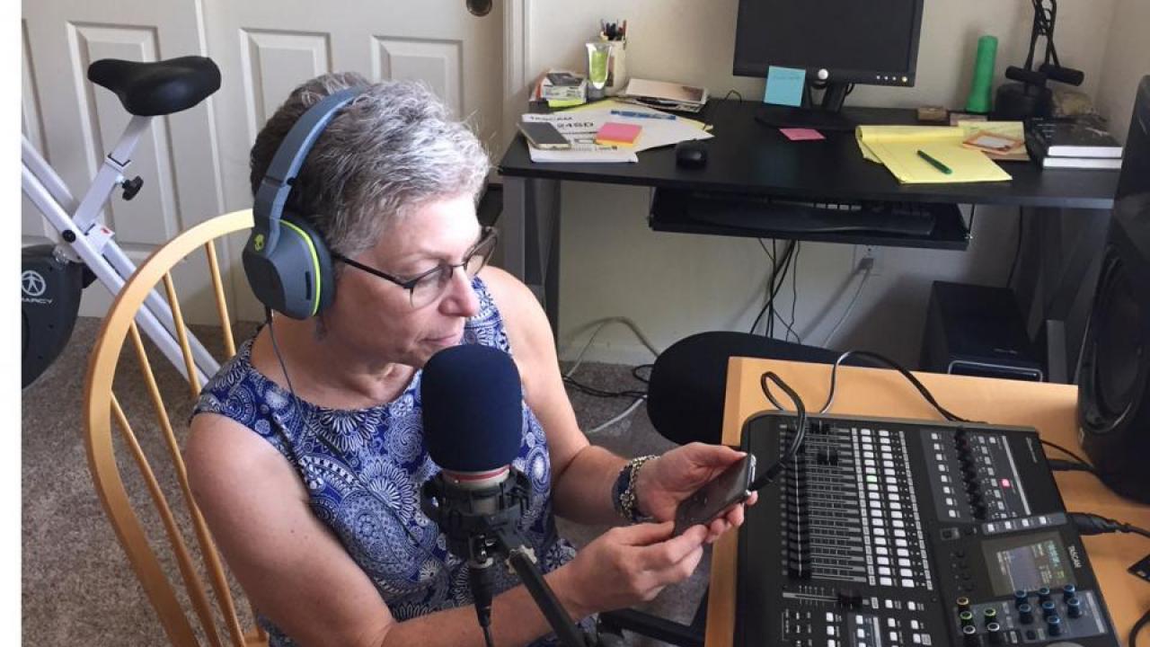 Julia Simon, UC Davis French Professor does blues podcast