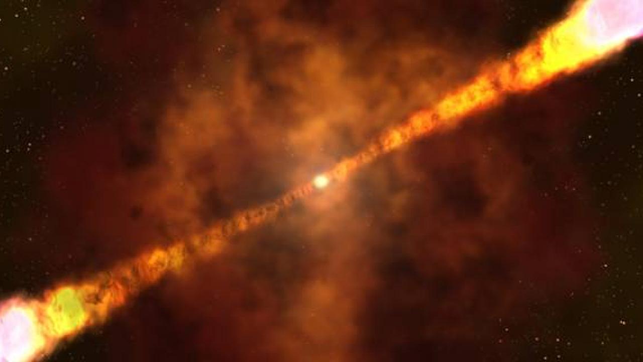 Nebula jet image