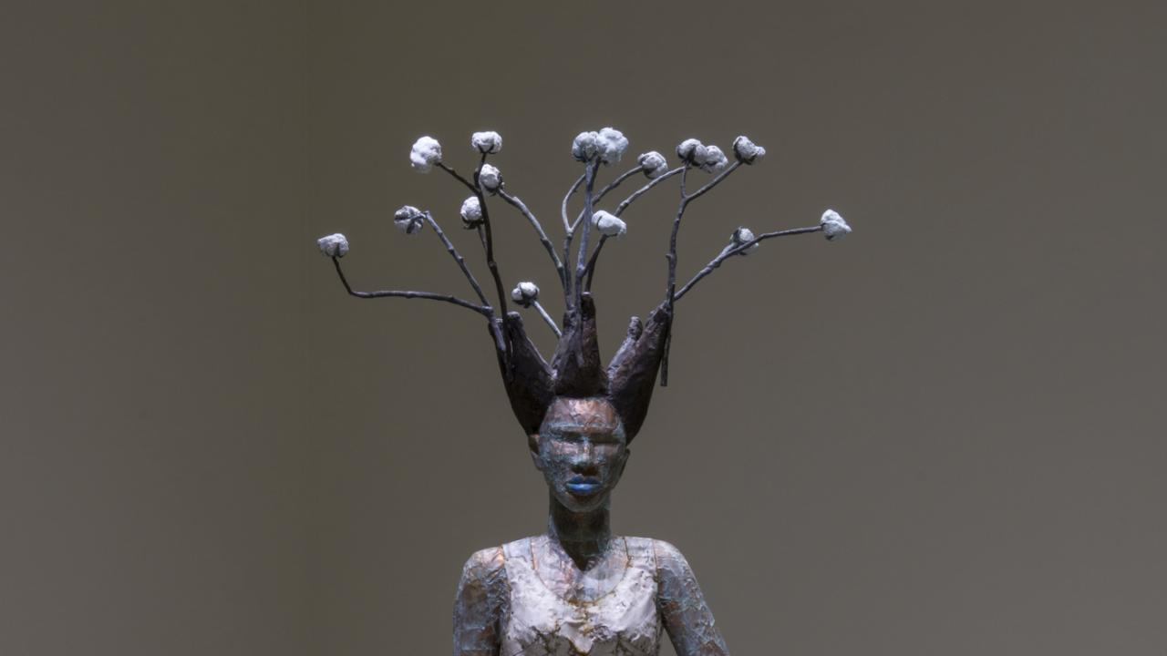 sculpture by Alison Saar, visiting artist 