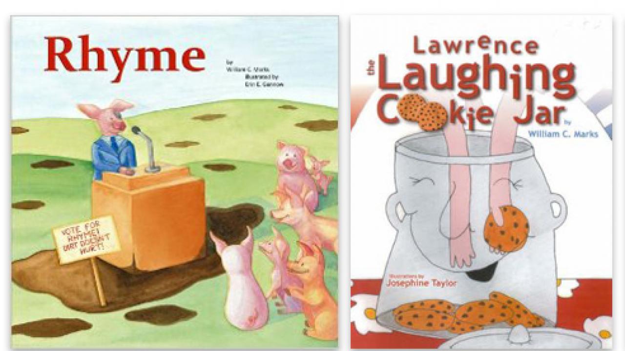 Covers of two children's books