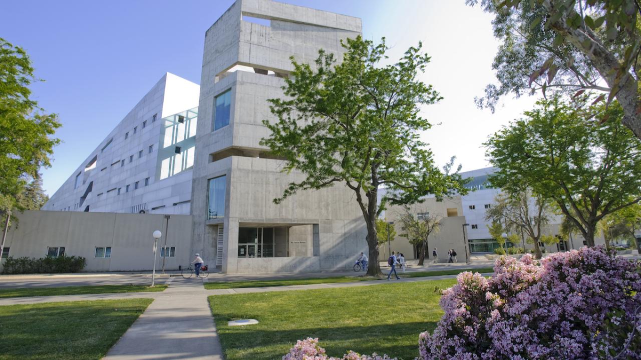 Exterior view of the Social Sciences & Humanities Building