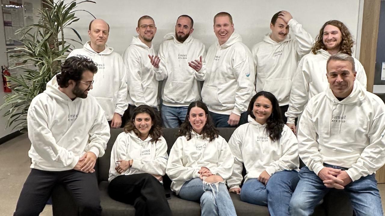 Fennel employees pose for a group photo