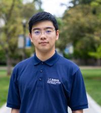 Boao Zhang, male student wearing blue L&S polo