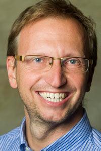 Portrait photo of UC Davis chemist Davide Donadio