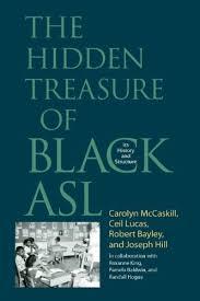 Book cover for The Hidden Treasure of Black ASL with historic photo of a segregated deaf classroom
