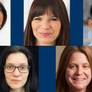Portrait photos of five faculty named UC Davis Chancellor's Fellow