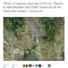 Earthquake tweet