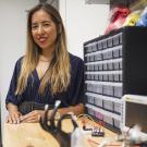 Katia Vega, design professor, biodesign, makeup