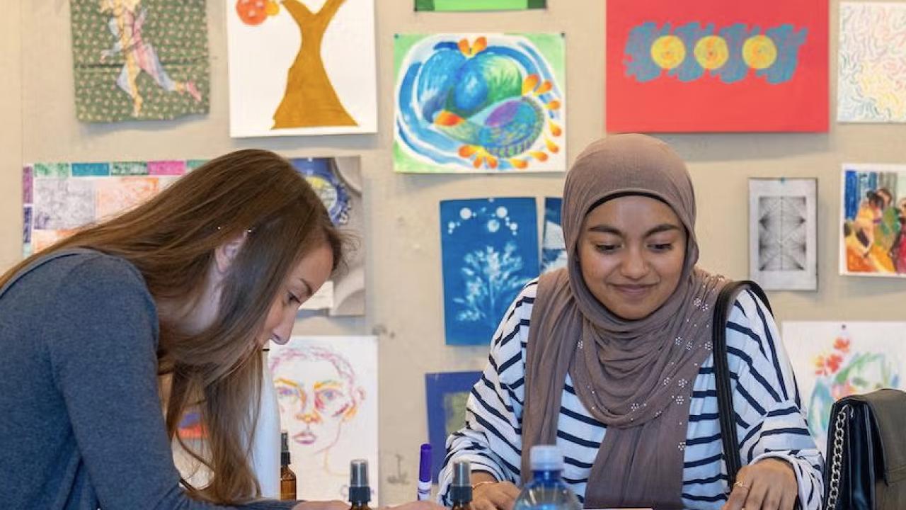 Museum Studies students working