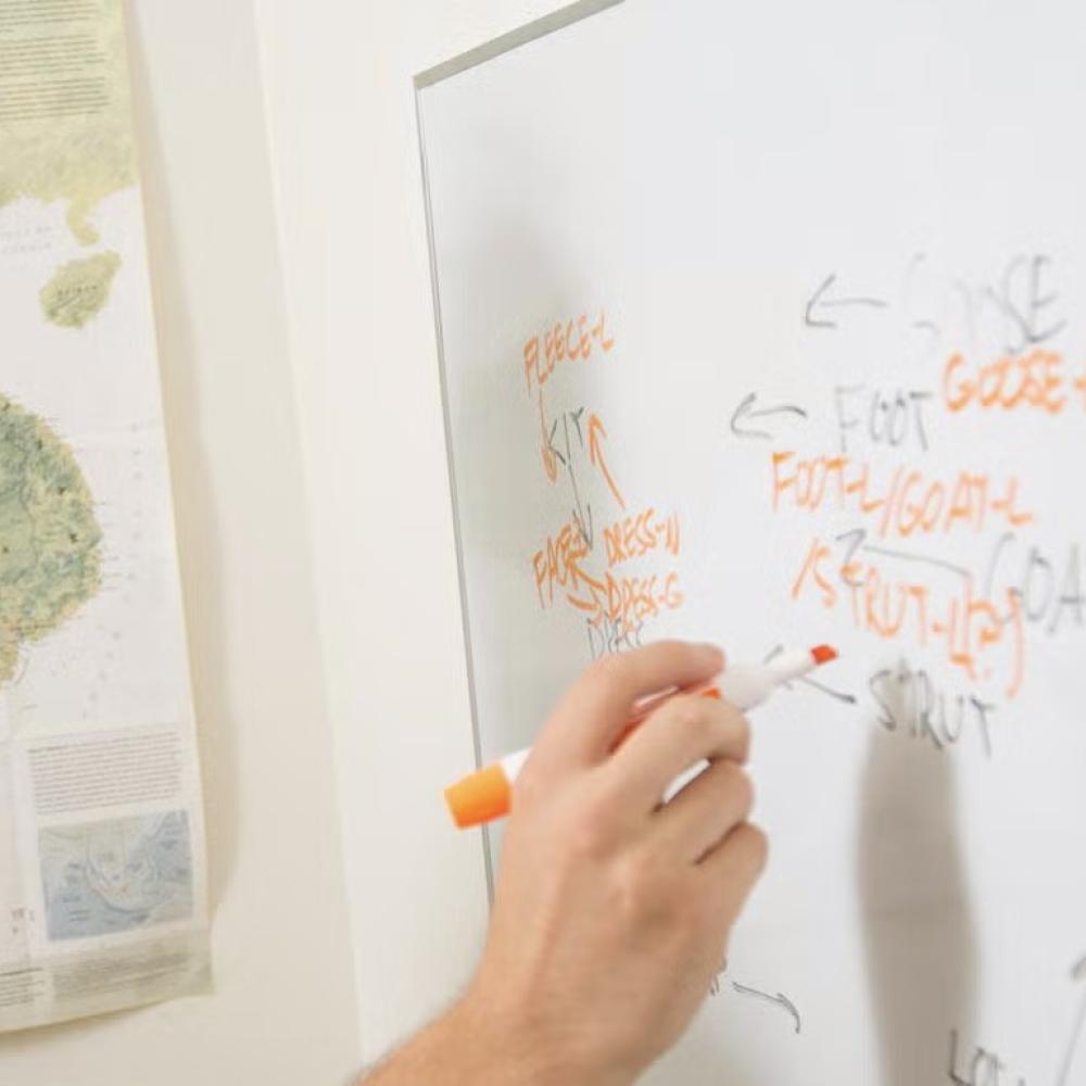 Hand drawing on white board
