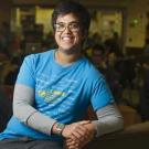 Shehzad Lokhandwalla, a computer science major, says, “I love children and education, so my passion drives me to always do a little more and be selfless in it.” (UC Davis photo)