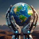 AI generated globe 